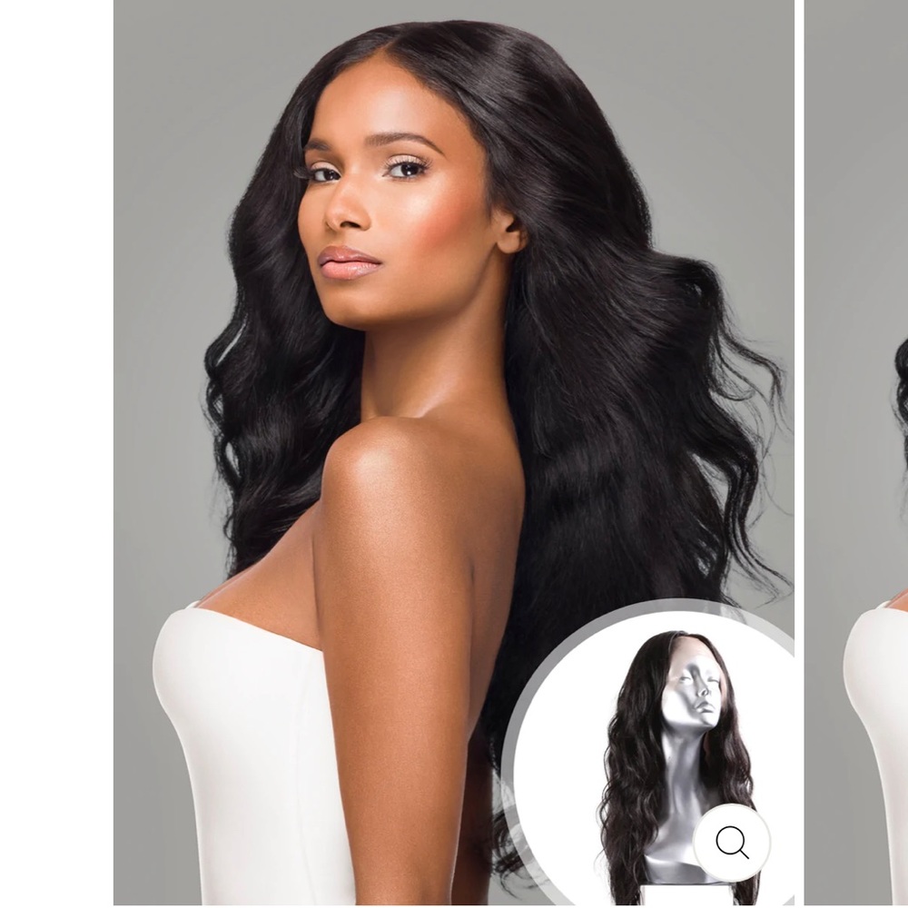 18” Virgin Lace Front Wig